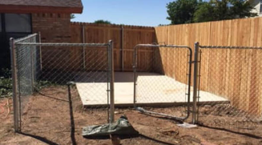 Enid OK Dog Run Fence Installation Dog Fence Pet Fence Company