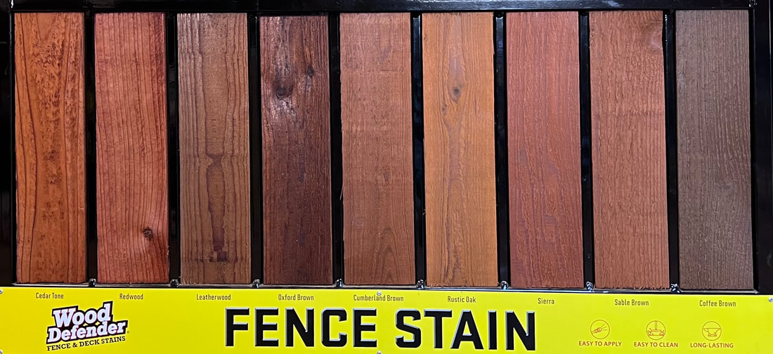 Enid OK Fence Stain Choices