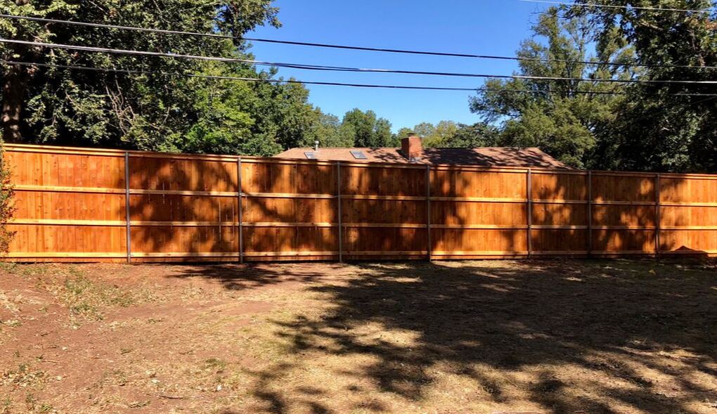 Enid OK Fence Stained and Sealed